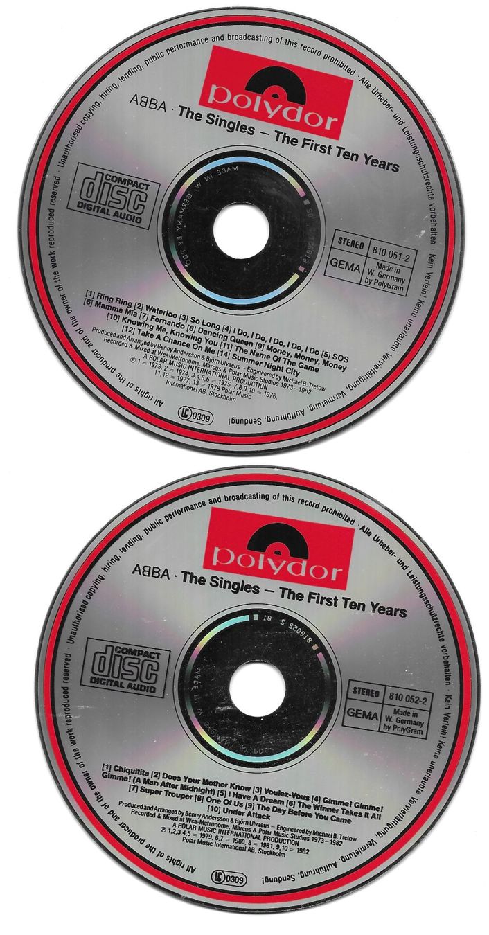 CDs: ABBA  - THE SINGLES / THE FIRST TEN YEARS – Gebraucht aus Bex von  2