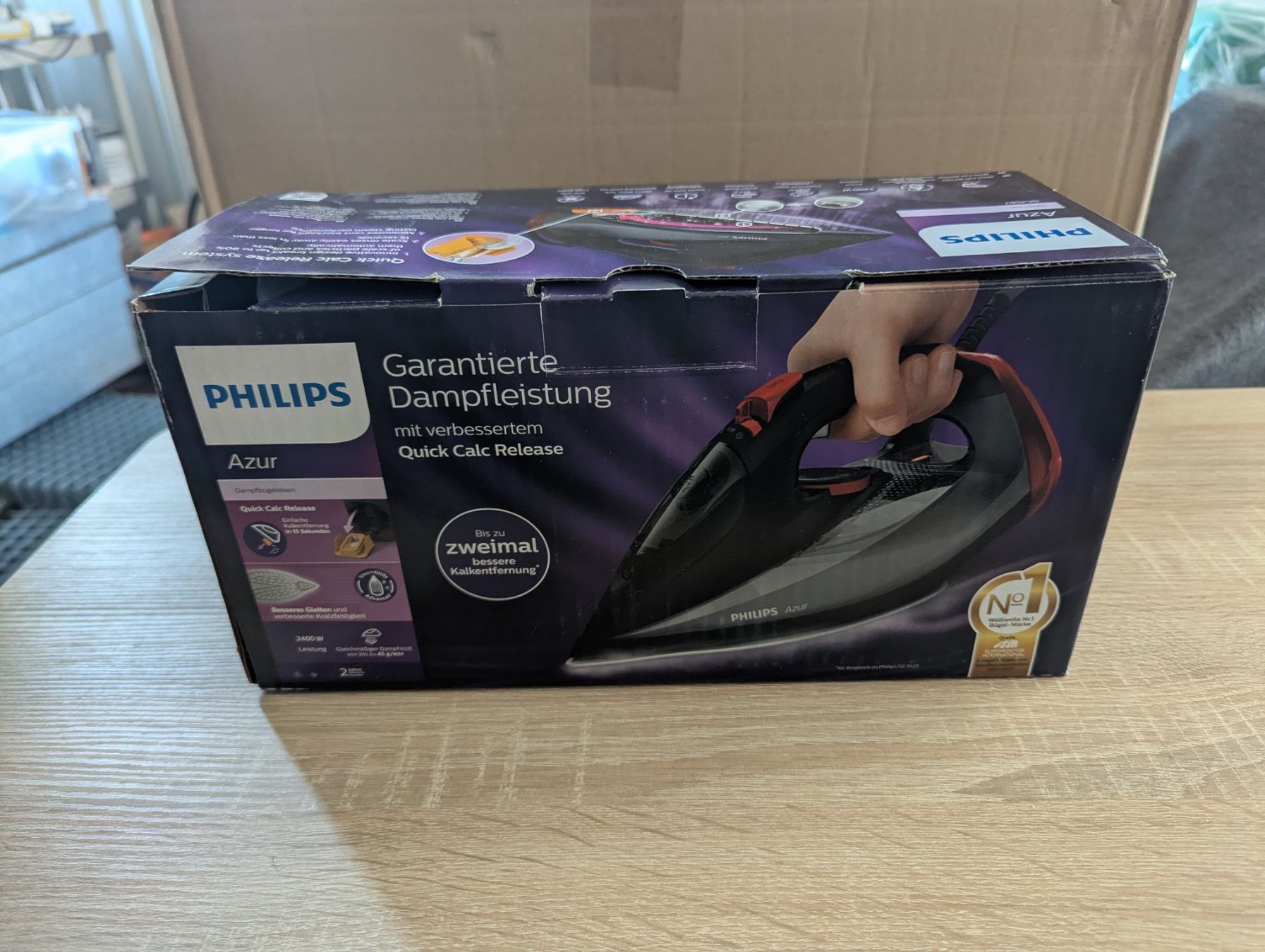 Philips Ferri da stiro: Dampfbügeleisen Philips Azur SteamGlide Advanced – Usato da Othmarsingen venduto da Pascal.Ha 4