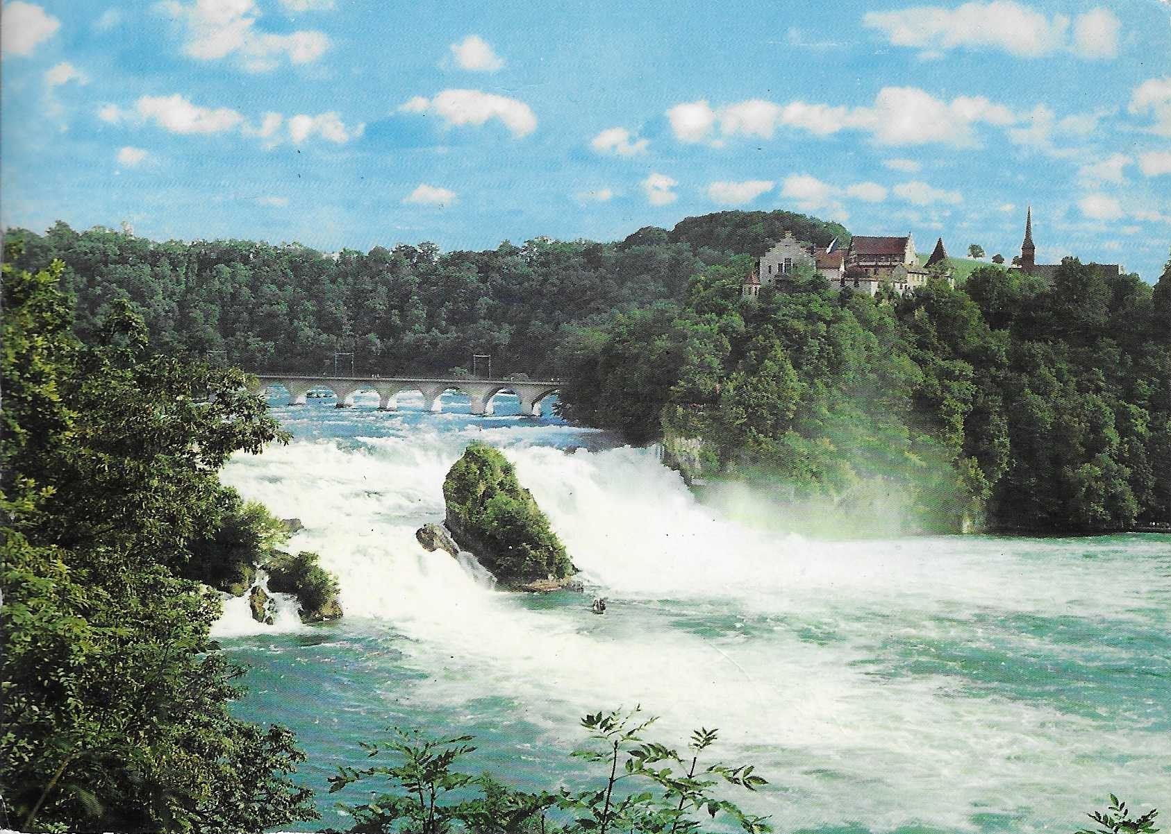 Cartoline postali: Rheinfall bei Schaffhausen SH – Usato da Rothrist venduto da Stranglehold