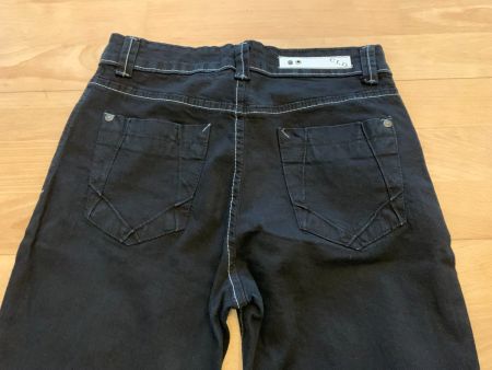 chrisline Damen Jeans Hose in Gr. 38, Schwarz, NEU