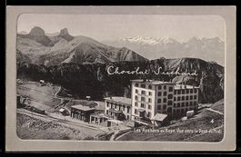 AK Rochers de Naye, Grand Hotel et Dent du Midi, Chocolat Su