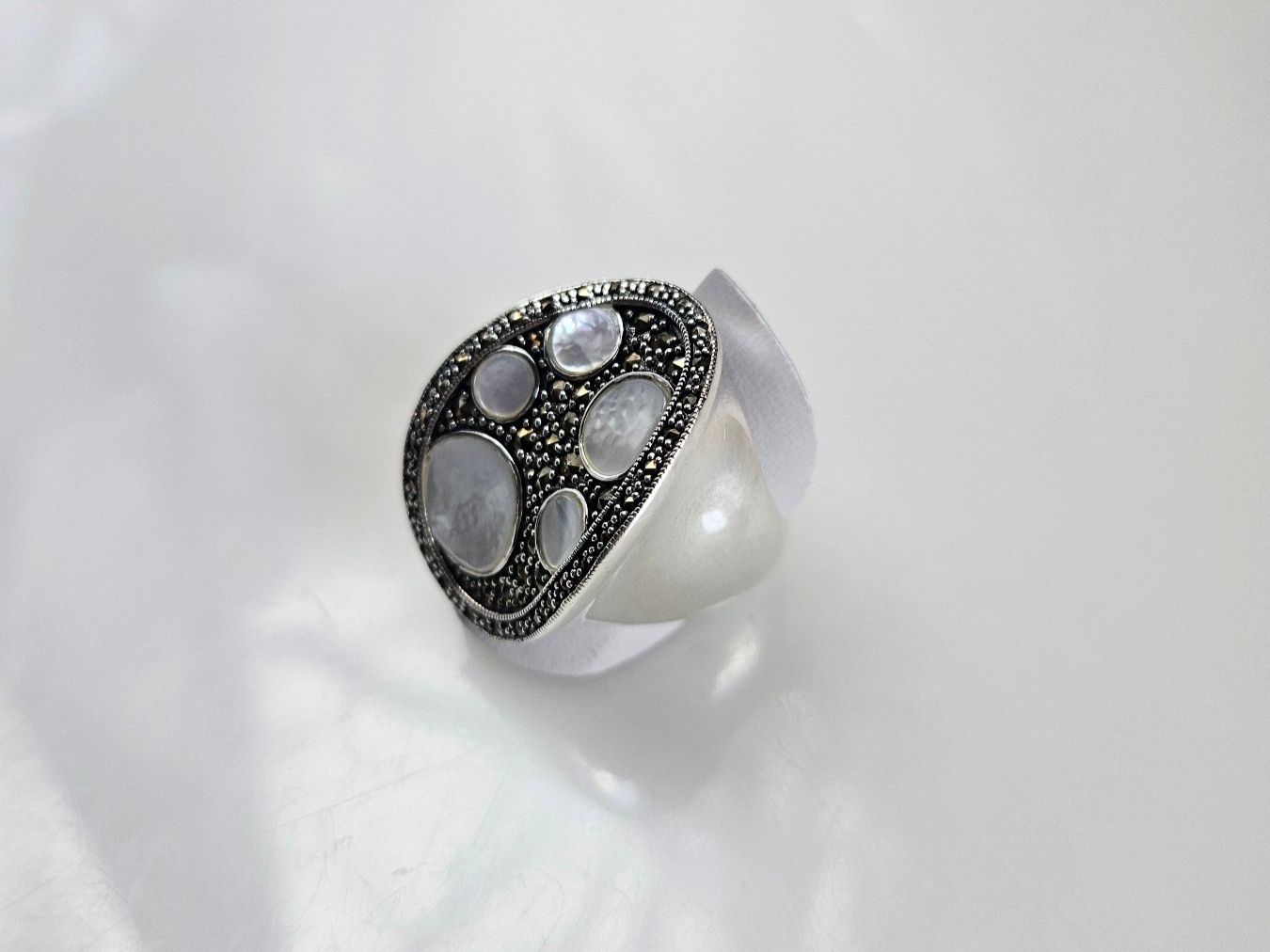 Ringe: Silberring mit Perlmutt Grösse 52 – Neu (gemäss Beschreibung) aus Winterthur von ste_tcx5 2