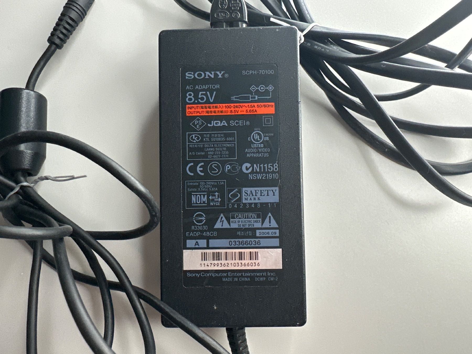 Sony Cavi: PS2 Slim Stromkabel – Usato da St.gallen venduto da taduz 1