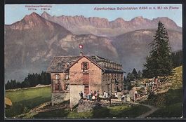 Schönhalden ob Flums, Alpenkurhaus mit 