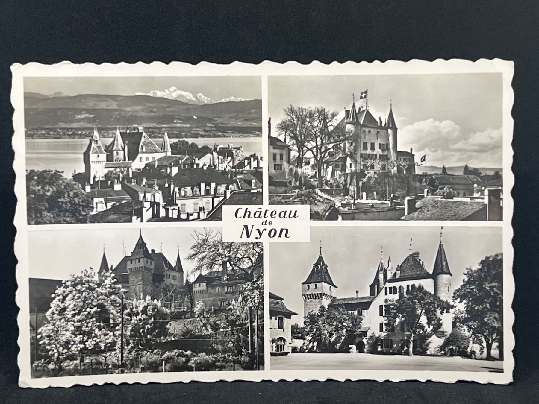 Ansichtskarten: Château de Nyon – Gebraucht aus Widnau von Brusi9