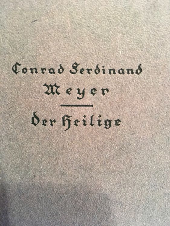 Livres: Conrad Ferdinand Meyer gesammelte Werke 1920 – D'occasion à Oberwil BL par elk_wf5x 8