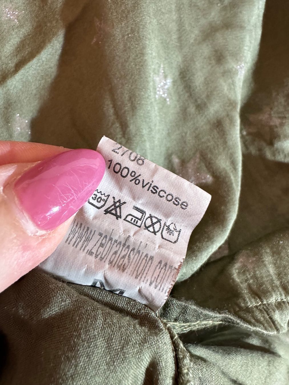 Zebra Camicette: Grüne Bluse mit Pailletten von Zebra Gr. M – Usato da Grosswangen venduto da SALE_SALE_SALE 3