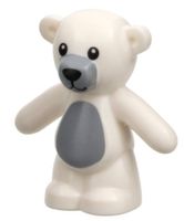 Lego minifigure  accessoire petit ourson blanc