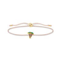 Thomas Sabo Charm Club Armband Little Secret Grape Gold, neu