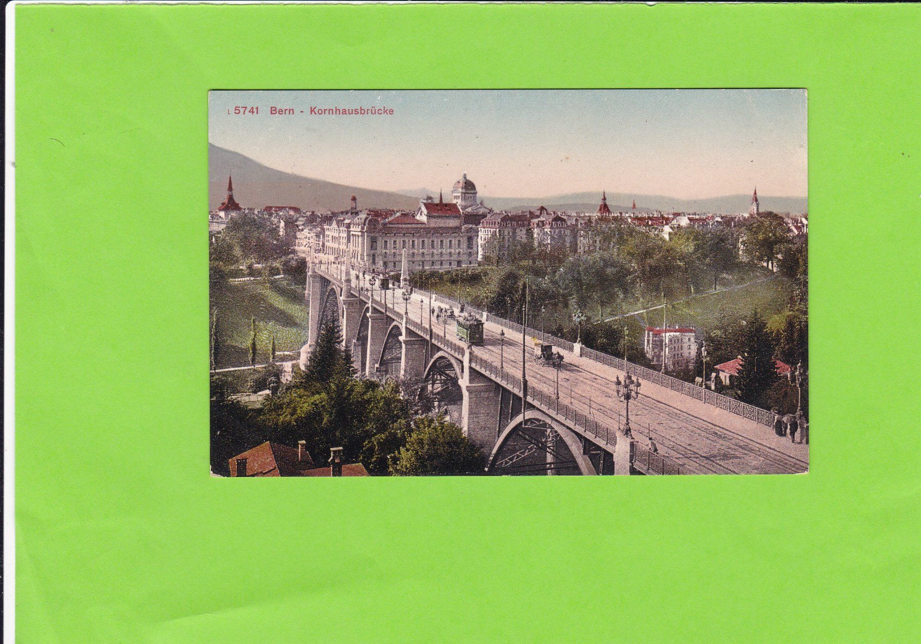 Cartoline postali: Bern-Kornhausbrücke-Tram-Oldtimer – Usato da St. Peterzell venduto da neckertal