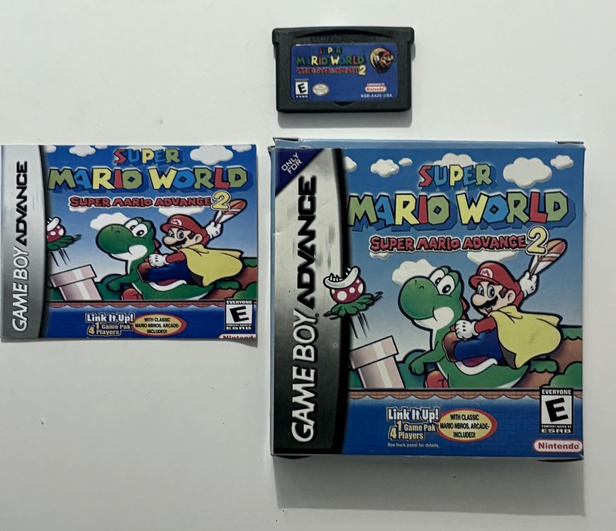 GAME, GAMEBOY ADVANCED 2, SUPER MARIO WORLD, OVP, NINTENDO (Gebraucht ...