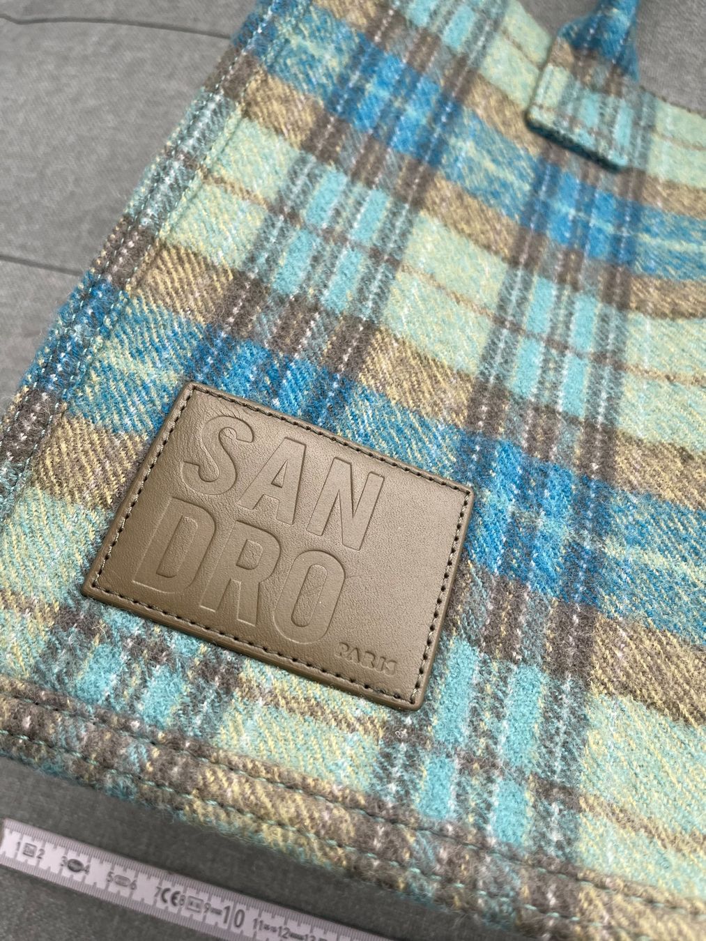 Sandro Taschen: Sandro Paris Tasche aus Wolle, Tartanmuster – Gebraucht aus Cham von pri_9ktk 3