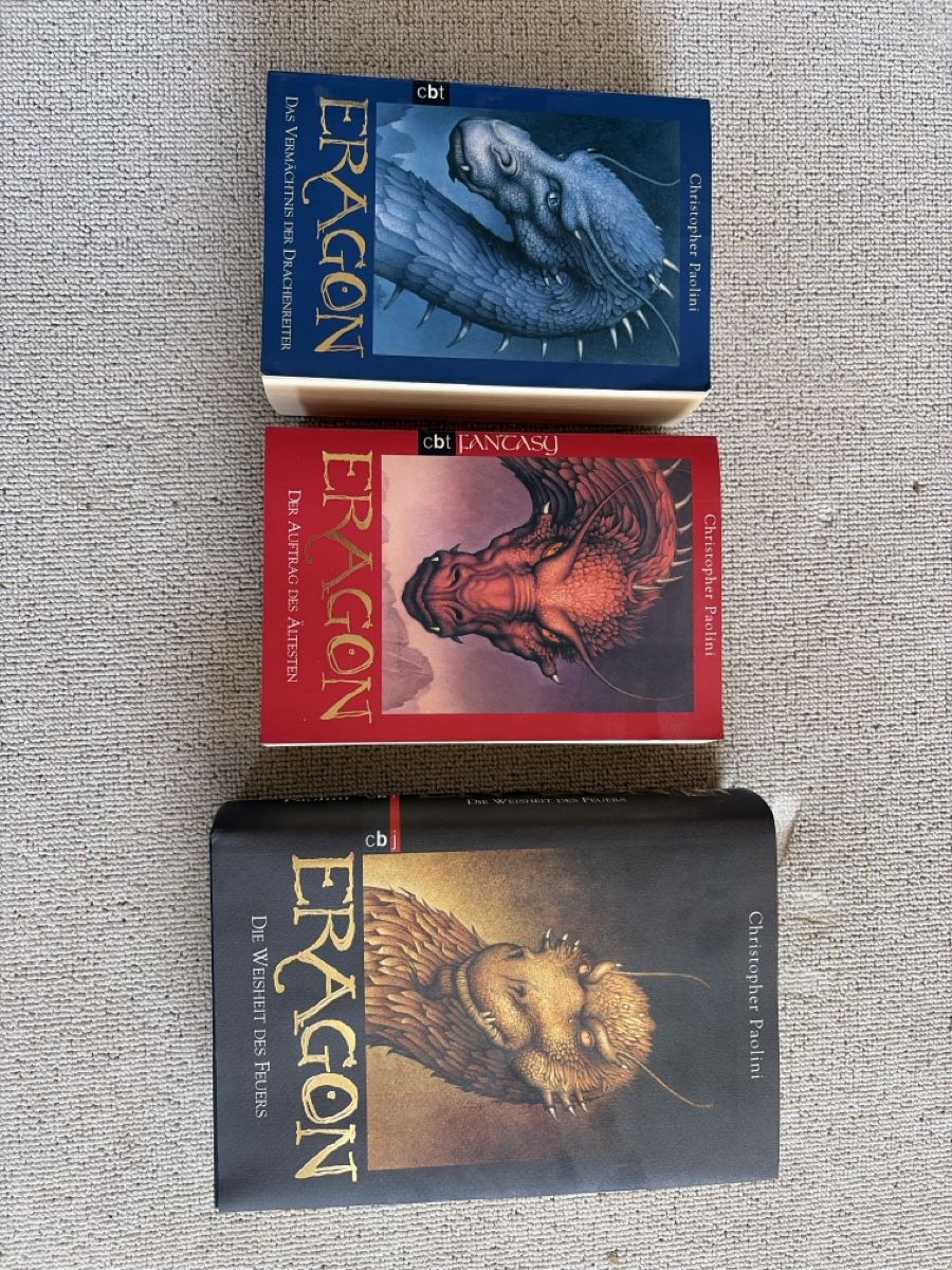 Libri: Eragon Bände 1-3 Christopher Paolini gebraucht – Usato da Basel venduto da joe_q99v 1