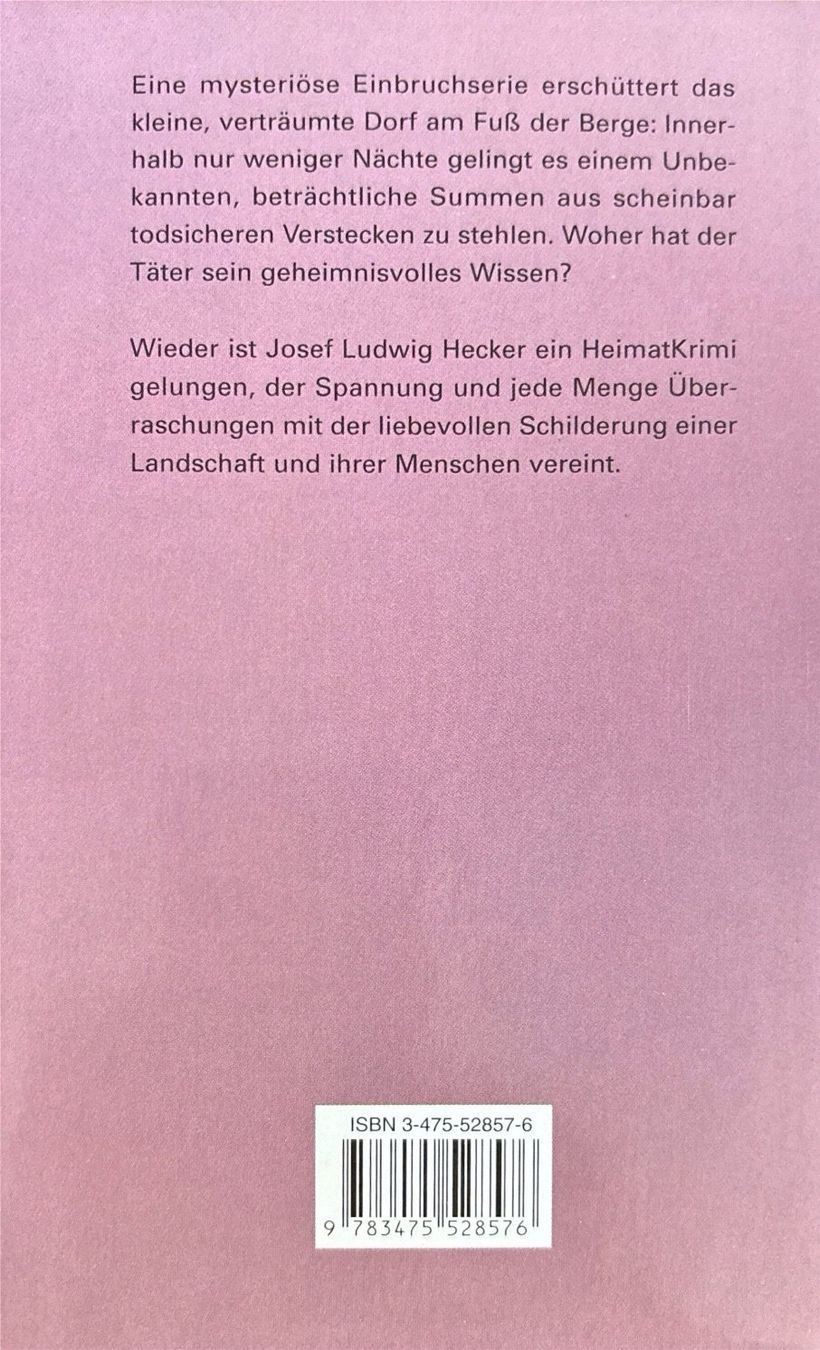 Libri: Hecker Josef L., Der Unschuldsengel – Nuovo (secondo la descrizione) da Sarnen venduto da Livres 1