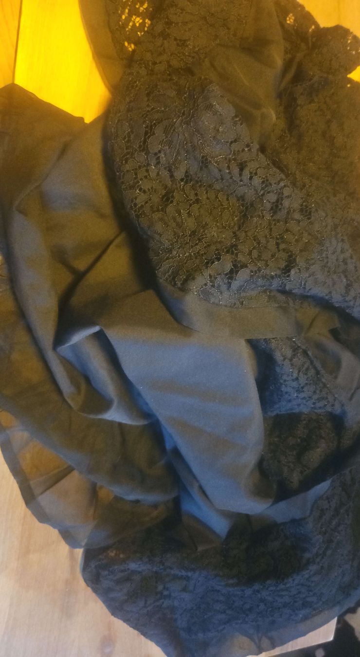 Camicette: Spitzenbluse schwarz Grösse 4XL – Usato da Spiez venduto da ann_y7bb 2