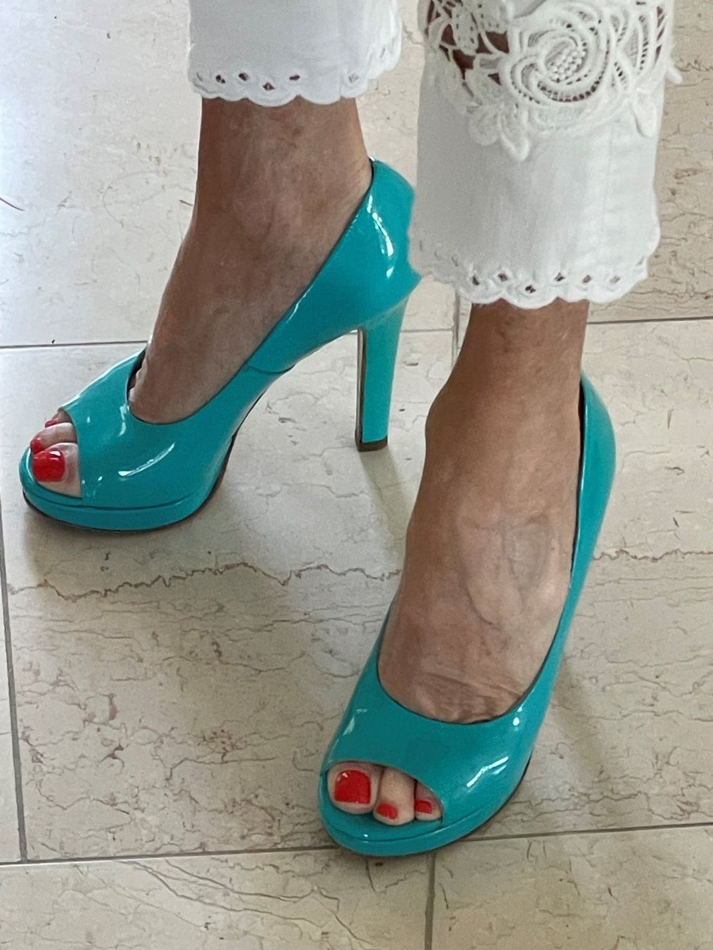 Versace Scarpe da donna: Versace High Heels, Grösse 36 1/2 – Nuovo (secondo la descrizione) da Meisterschwanden venduto da Taragoa 6