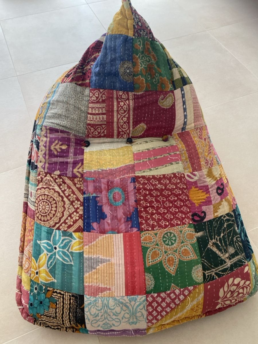 Sessel: Sitzsack Patchwork bunt sehr guter Zustand – Gebraucht aus Seuzach von adm_ck2w