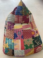 Sitzsack Patchwork bunt sehr guter Zustand