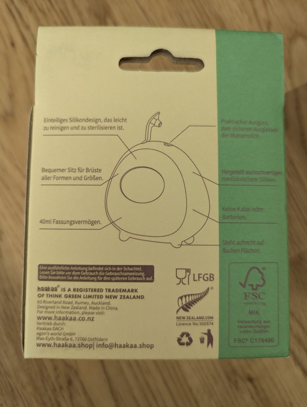 Haakaa Stillzubehör: Haaka Milchauffänger 40ml – Neu und originalverpackt aus Muttenz von cor_nln8 2