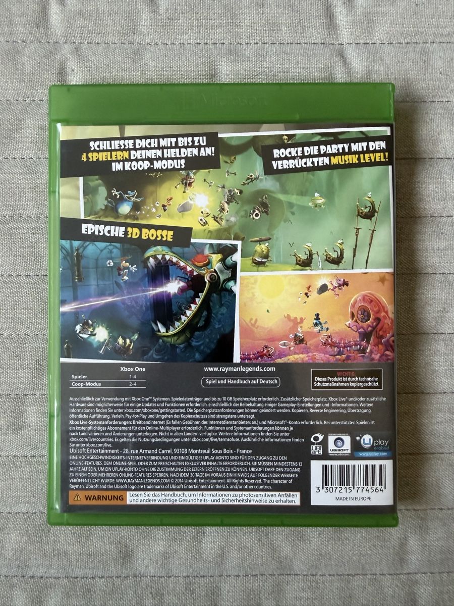 Microsoft Giochi: Rayman Legends für Xbox One – Usato da Thunstetten venduto da Virus_33 2