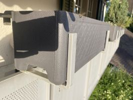 5 x Blumenkasten (Balkontröge) 60 x 17 x 17 cm anthrazit
