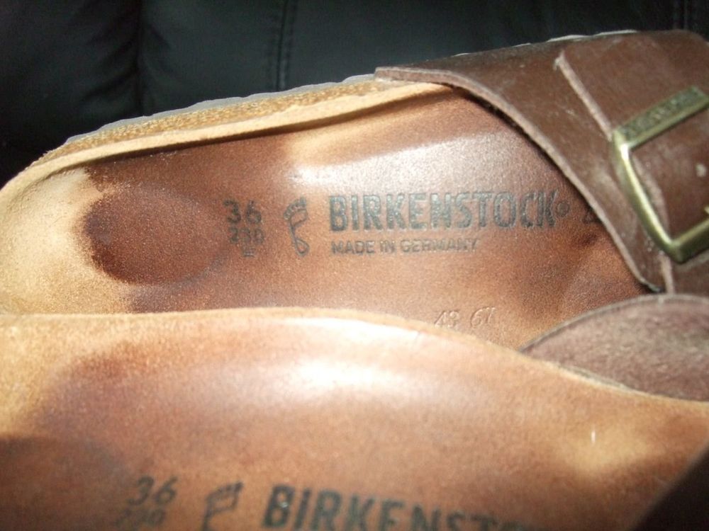 Birkenstock Madrid 36 Braun Gold 3