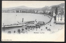 Montreux Le Port Dampfschiff Bonivard
