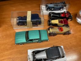 Spielzeugautos, teils originalverpackt (7 Stück)