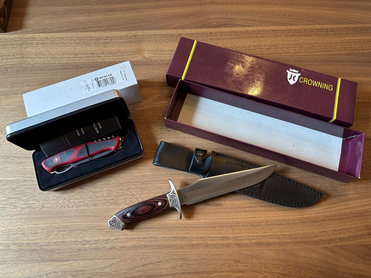 Wenger Accessori: Wenger Ranger Grip & Crowning Bowie Messer – Usato da Mauren venduto da meiedan