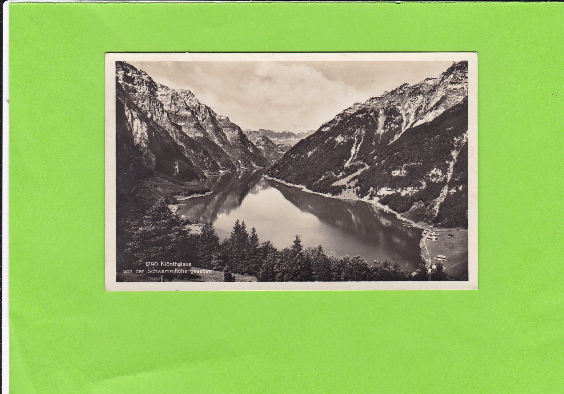 Cartoline postali: Klönthalersee – Usato da St. Peterzell venduto da neckertal