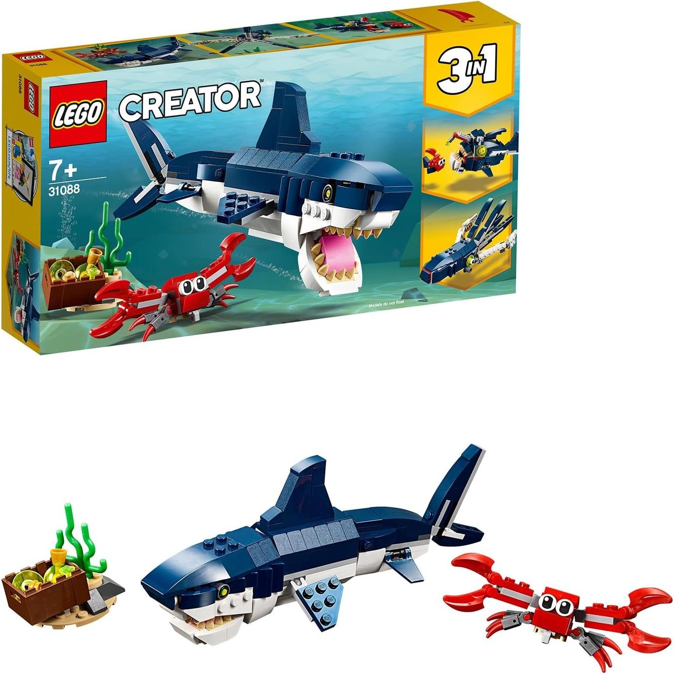 Lego Giocattoli: LEGO 31088 Bewohner der Tiefsee – Usato da Russikon venduto da izumi2010