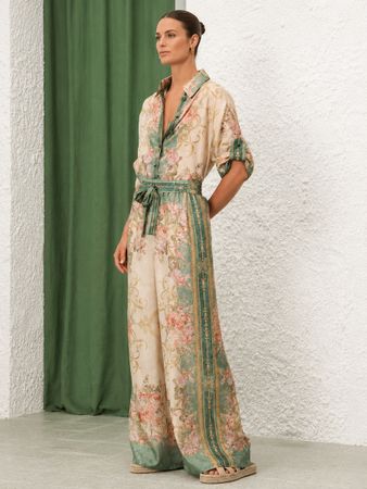 Floral Summer Blouse & Pants