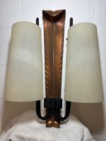 Zweiflammige Wandlampe in der Art von Carl Auböck Design 50s