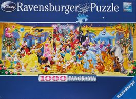 Puzzle Ravensburger Panorama Disney Gruppenfoto 1000 Teile