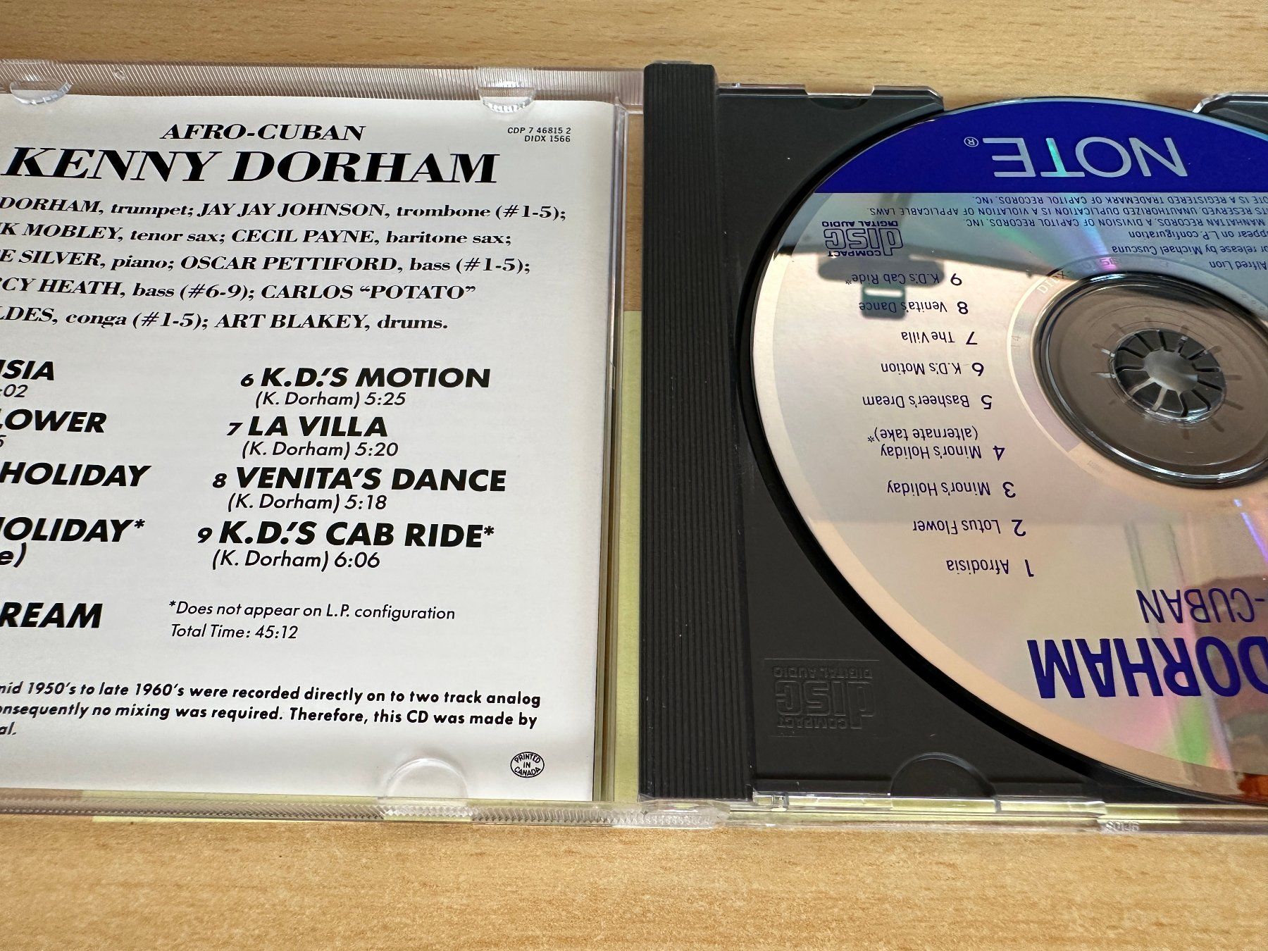 CD: Kenny Dorham – Afro-Cuban – Usato da Rikon im Tösstal venduto da Alpenmutz 2