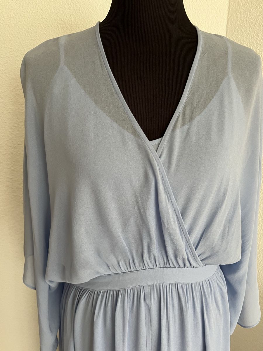 Vestiti: Maxikleid SECOND FEMALE Tulipa blau Grösse L  – Usato da Luzern venduto da suhamadlun 3