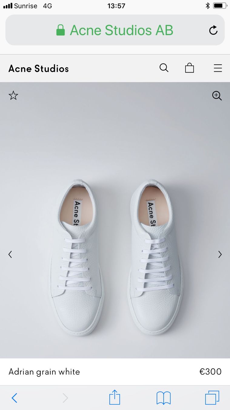Acne Studios Scarpe da donna: ACNE STUDIOS Sneakers Original Gr 37 – Usato da Ebmatingen venduto da dartim 3