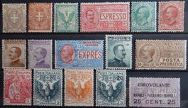 Italien ex. Kat. 71-127 * 1896/1917 Kat. 195 Euro