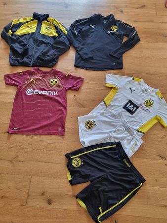 XL Set BVB Borussia Dortmund Gr 164 alles original Puma