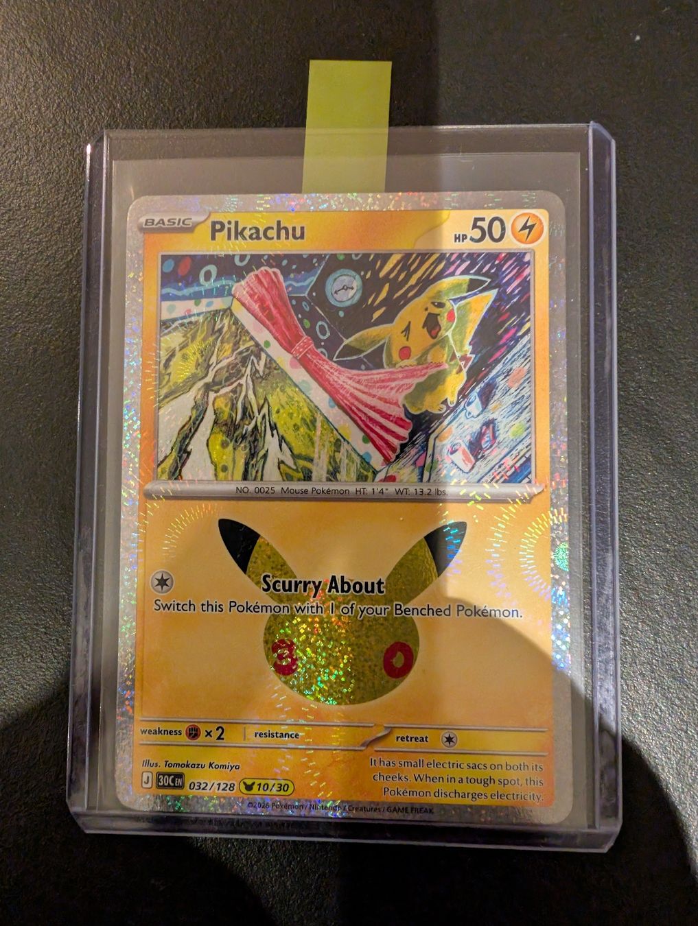 Pokémon Carte collezionabili: Pokemon Pikachu 032 30th Celebration EN – Nuovo (secondo la descrizione) da sugiez venduto da Svicente