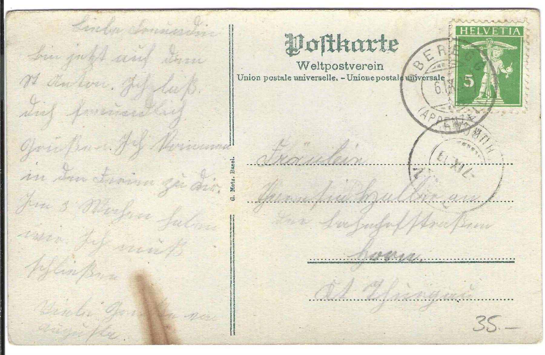 Cartoline postali: Gruss von St.Anton, Litho – Usato da Wildhaus venduto da Brunphil 1
