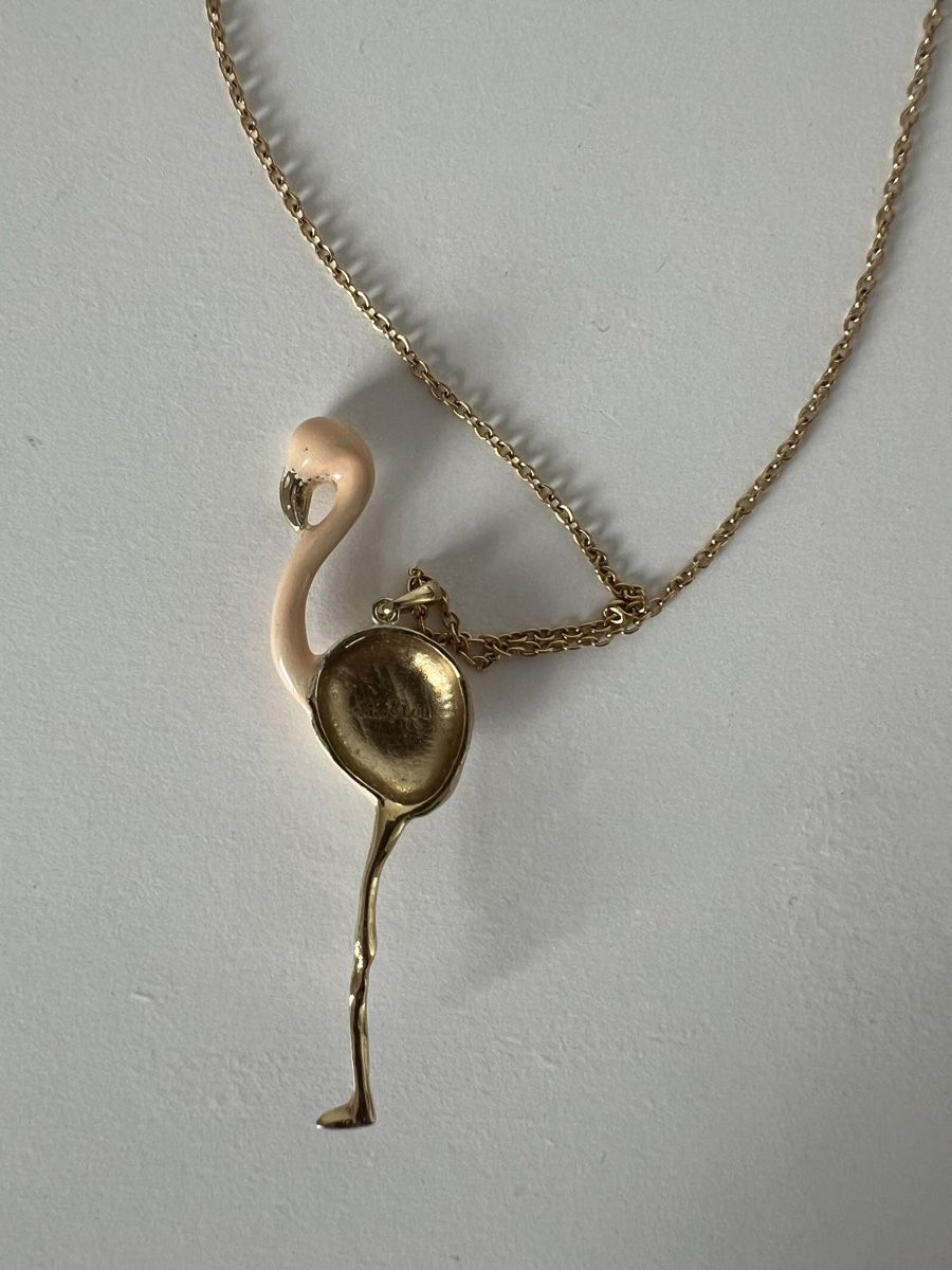 Catenine: Schöne Kette Flamingo – Nuovo (secondo la descrizione) da Wetzikon ZH venduto da yirenai 2