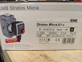 EMB Stratos Micra 30/1-4 Heizungspumpe, Neu ungebtaucht