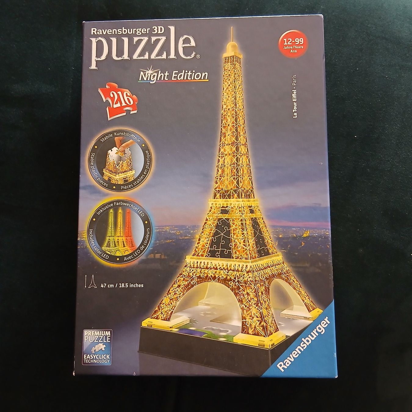 Ravensburger Puzzles: 3- D- Puzzel Eiffelturm – Gebraucht aus Stettlen von FelizW