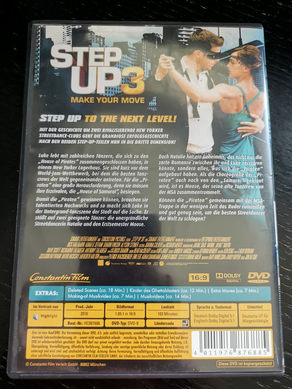 Alle DVDs: DVD Step Up 3 – Gebraucht aus Zürich von fil_t2br 1