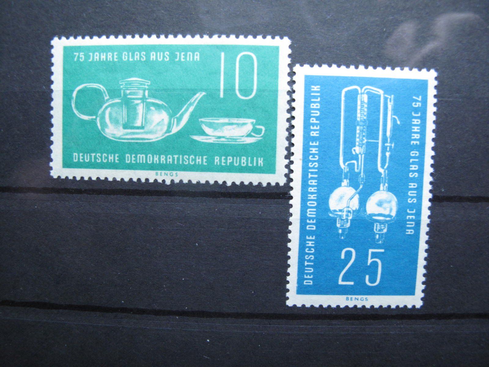 Alle Briefmarken: DDR 1959 Jenser Glaswerke ** – Gebraucht aus Wil SG von fva01
