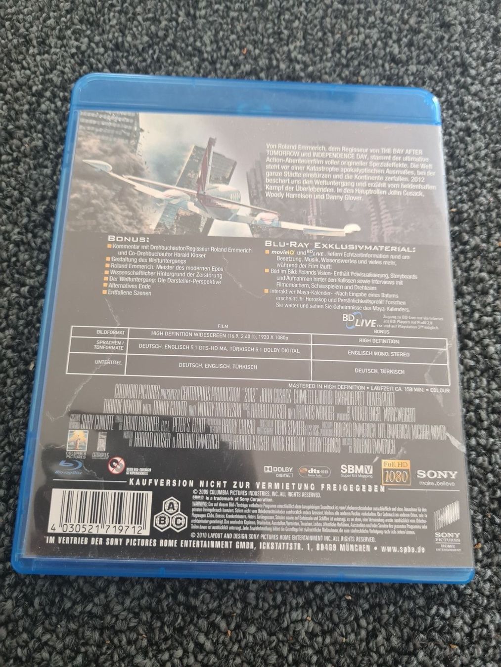 Tous les DVDs: 2012 – D'occasion à Ruswil par jan_bxl5 1