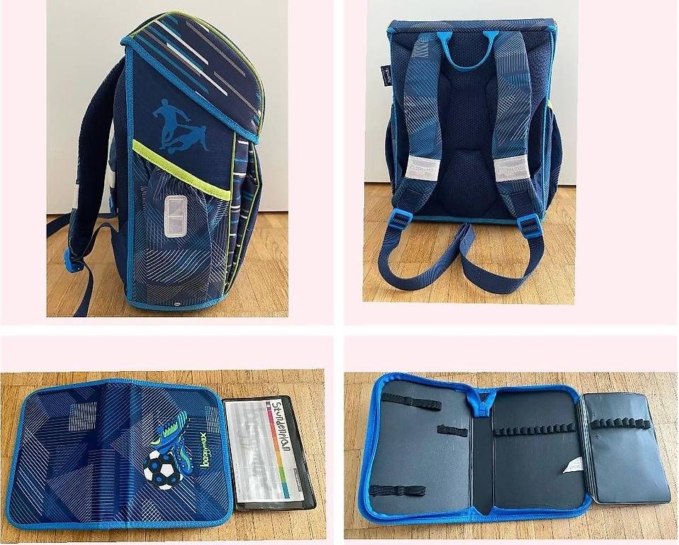 Borse & Zaini: blauer Kinder Schulrucksack und -etui baggymax – Usato da Zürich venduto da giovannisp 1