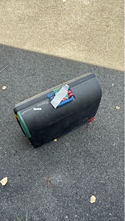 Used Suitcase Black with Wheels and locking mechanism