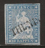 1857 : Nr. 23C mit Stabstempel Thundorf (TG)